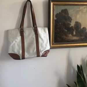 Vintage Leather Coach Bag